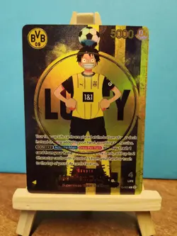 One Piece Monkey D. Luffy BVB Borussia Dortmund st13-003 Promo Card Fun Made - Image 3