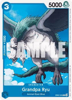 One Piece TCG EB02-029 (ENG) / Grandpa Ryu / Anime 25th Collection - Image 1