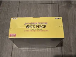 One Piece OP- 07 500 Years In The Future Booster Box NEW SEALED INHAND - Image 2