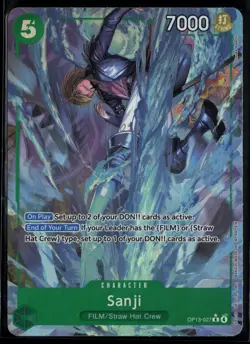 Sanji (Alternate Art) OP13-027 Carrying On His Will Rare One Piece - Image 1