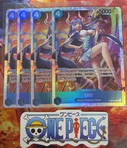 4x One Piece OP05-043 SR Ulti - Foil - English - TCG - Play Set - NM/M - Image 1