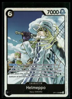 Helmeppo OP11-092 A Fist of Divine Speed Super Rare One Piece - Image 1