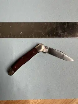 Queen Steel Button Lock Pocket Knife with beautiful wood handle - Image 2