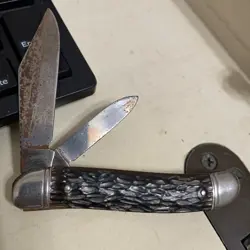 Imperial Knife USA Two Blade Carbon Steel edc smaller pattern - Image 4