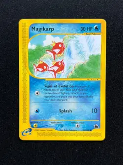 Pokemon Magikarp Card Skyridge 75/144 Non-Holo Common NM - Image 1