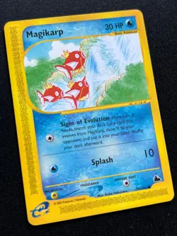 Pokemon Magikarp Card Skyridge 75/144 Non-Holo Common NM - Image 2