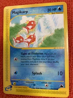 SKYRIDGE MAGIKARP 75/144 2003 Non -Holo Pokemon TCG - Image 1