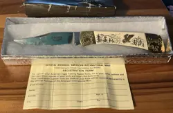 American Eagle Folding Pocket Knife Stainless Steel - Image 2