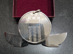 Vintage Hickok Cigar Cutter Pendant Pocket Knife Coin A Toi Une Vie Florissante - Image 4