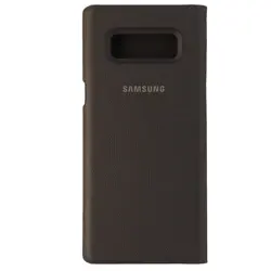 Samsung LED Wallet Cover Hardshell Folio Case for Galaxy Note 8 - Black 887276235639 - Image 2