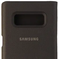 Samsung LED Wallet Cover Hardshell Folio Case for Galaxy Note 8 - Black 887276235639 - Image 3