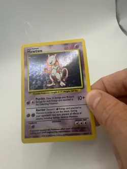Pokemon TCG - Mewtwo 10/102 Base Set Holo Rare WOTC 1999 - Image 2