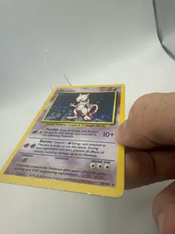 Pokemon TCG - Mewtwo 10/102 Base Set Holo Rare WOTC 1999 - Image 5