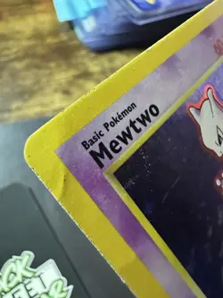 Mewtwo 10/102, Base Set, Holo Rare, Pokemon TCG, WOTC, Vintage 1999, MP, DMG - Image 2