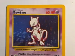 Pokemon TCG - Mewtwo 10/102 Base Set Holo Rare WOTC 1999 - EXC/NM - Image 2