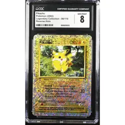 CGC 8 NM/MINT Pikachu 86/110 Legendary Collection 2002 Reverse Holo (PSA/BGS) - Image 1
