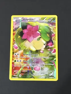 Pokemon TCG: Shaymin XY115 Mythical XY Generation Black Star Promo - Image 1
