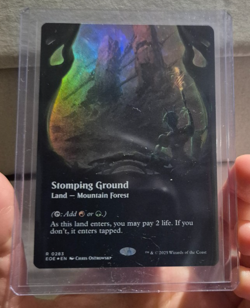 MTG - Stomping Ground - Edge of Eternities- #283 - Showcase Foil - Image 2