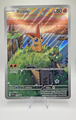 Pokemon Victini 208 JUMBO CARD Black Star Promo Black Bolt & White Flare TCG NM - Image 1