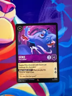 Disney Lorcana Genie - Wish Fulfilled 53/204 Azurite Sea Regular - Image 1