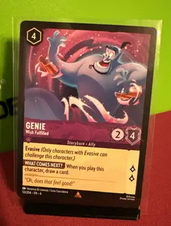 Genie - Wish Fulfilled 53/204 Azurite Sea Regular Disney Lorcana - Image 1
