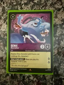 Disney Lorcana Genie - Wish Fulfilled 53/204 Azurite Sea Regular - Image 1
