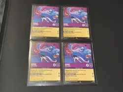 4x Disney Lorcana Genie - Wish Fulfilled 53/204 Azurite Sea Regular - Image 1