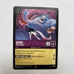 Genie Wish Fulfilled 53 / 204 Azurite Sea Regular Rare Disney Lorcana - Image 1