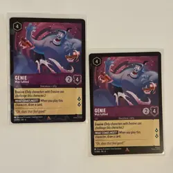 Genie Wish Fulfilled 53 / 204 Disney Lorcana Azurite Sea Regular X2 - Image 1