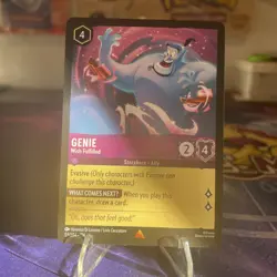 Genie Wish Fulfilled 53 / 204 Azurite Sea Regular Rare Disney Lorcana - Image 1