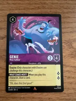 Genie - Wish Fulfilled 53/204 Azurite Sea Regular - Disney Lorcana - Image 1