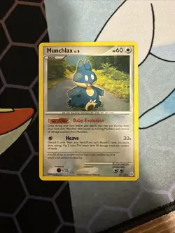 Munchlax 33/130 Diamond and Pearl Non Holo Rare Pokemon TCG 2007 LP - Image 1