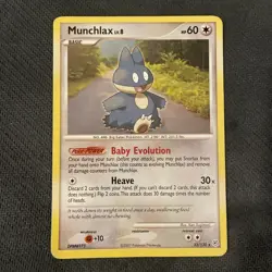 Munchlax 33/130 Pokemon Diamond & Pearl Rare 2007 MP - Image 1