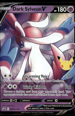 Dark Sylveon V - Promo SWSH: Sword & Shield Promo Cards SWSH134 NM - Image 1
