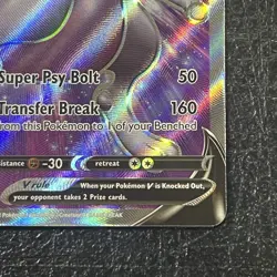Pokemon TCG Mewtwo v SWSH229 Black Star Promo Full Art Holo Card NM - Image 4