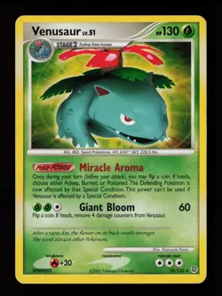 Venusaur (Secret Wonders) 20/132 Non Holo Rare Deck Exclusives Pokemon Card - Image 1
