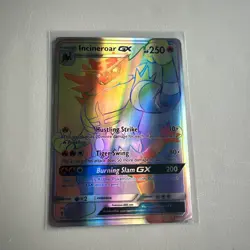 Pokemon Incineroar GX Card Guardians Rising Rainbow TCG 147/145 - Image 1