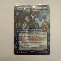 Teferi, Master of Time (Borderless) - Near Mint MTG Magic 2021 Core Set - Image 1