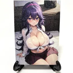 PokeGirl Hex Maniac Sexy Hot Anime Waifu Girl Doujin Goddess Glitter Art Card - Image 2