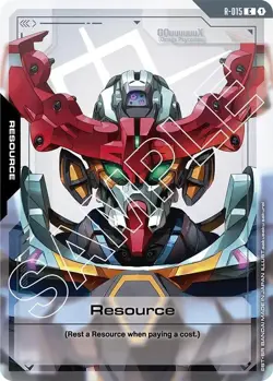 Resource (R-015) R-015 English Common Dual Impact Gundam Card Game - Image 1