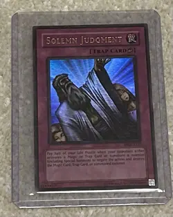 Yu-Gi-Oh! TCG Solemn Judgment Metal Raiders MRD-127 Unlimited Ultra Rare - Image 1