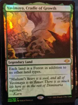Yavimaya, Cradle of Growth - Foil Modern Horizons 2 NM MTG - Image 1