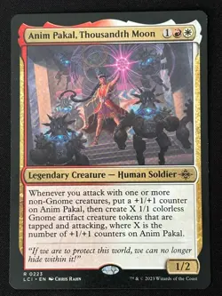 1x MTG Anim Pakal, Thousandth Moon - The Lost Caverns of Ixalan (LCI) #223 - Image 1