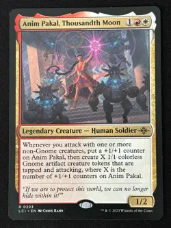 1x MTG Anim Pakal, Thousandth Moon - The Lost Caverns of Ixalan (LCI) #223 - Image 3