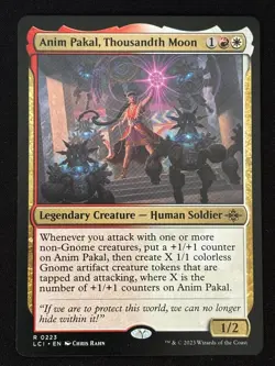 1x MTG Anim Pakal, Thousandth Moon - The Lost Caverns of Ixalan (LCI) #223 - Image 5