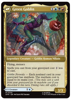 Norman Osborn // Green Goblin Marvel's Spider-Man MTG - Image 2