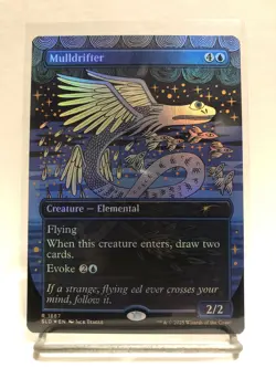 Mulldrifter (Rainbow Foil) [Borderless] Secret Lair Drop 1887 Rare MTG - Image 1