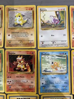 Vintage Pokemon Card Lot Holo Base promo 1999 lot 4 (6 27 29 30 31 32++++) - Image 4