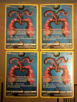 Galarian Moltres SWSH284 Promo SWSH Black Star Pokemon Near Mint - 4 Card Lot - Image 1