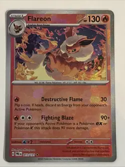 Flareon (Poke Ball Pattern) 013/131 Sv: Prismatic Evolutions Holo Pokemon TCG NM - Image 1